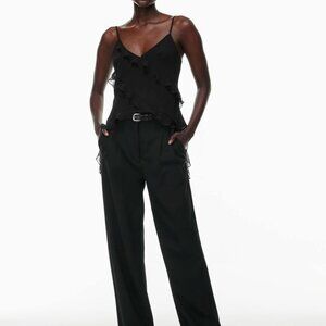 Wilfred Effortless Pant Black Trousers 00